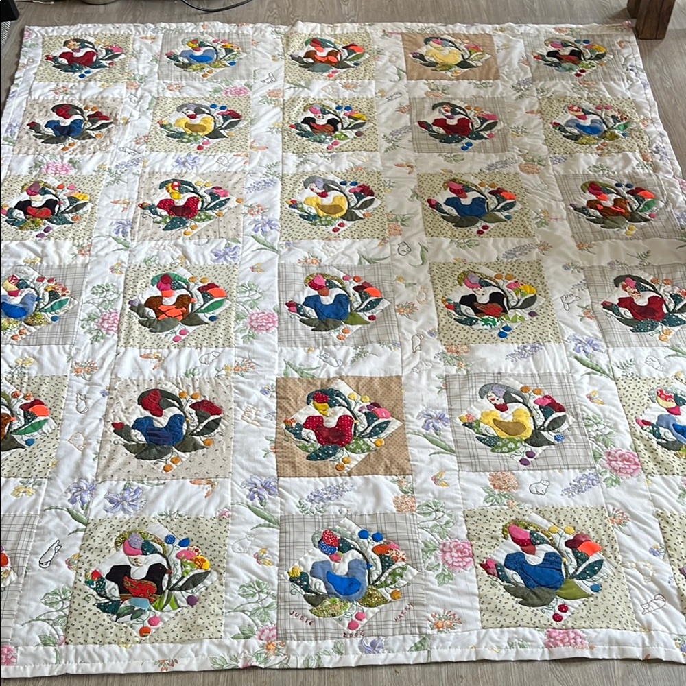 Vintage Handmade Grandma’s Quilt